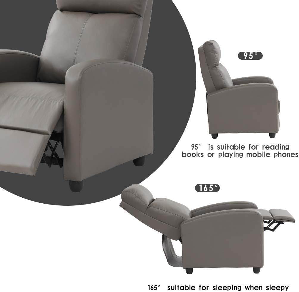 Recliner Chair Single Sofa Winback - Loft&Timber