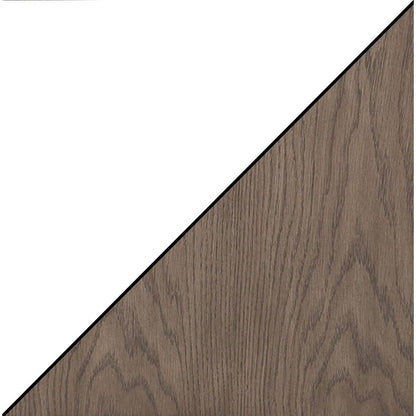 Driftwood and White Oxford Bookcase with Drawer - Loft&Timber