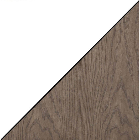 Driftwood and White Oxford Bookcase with Drawer - Loft&Timber