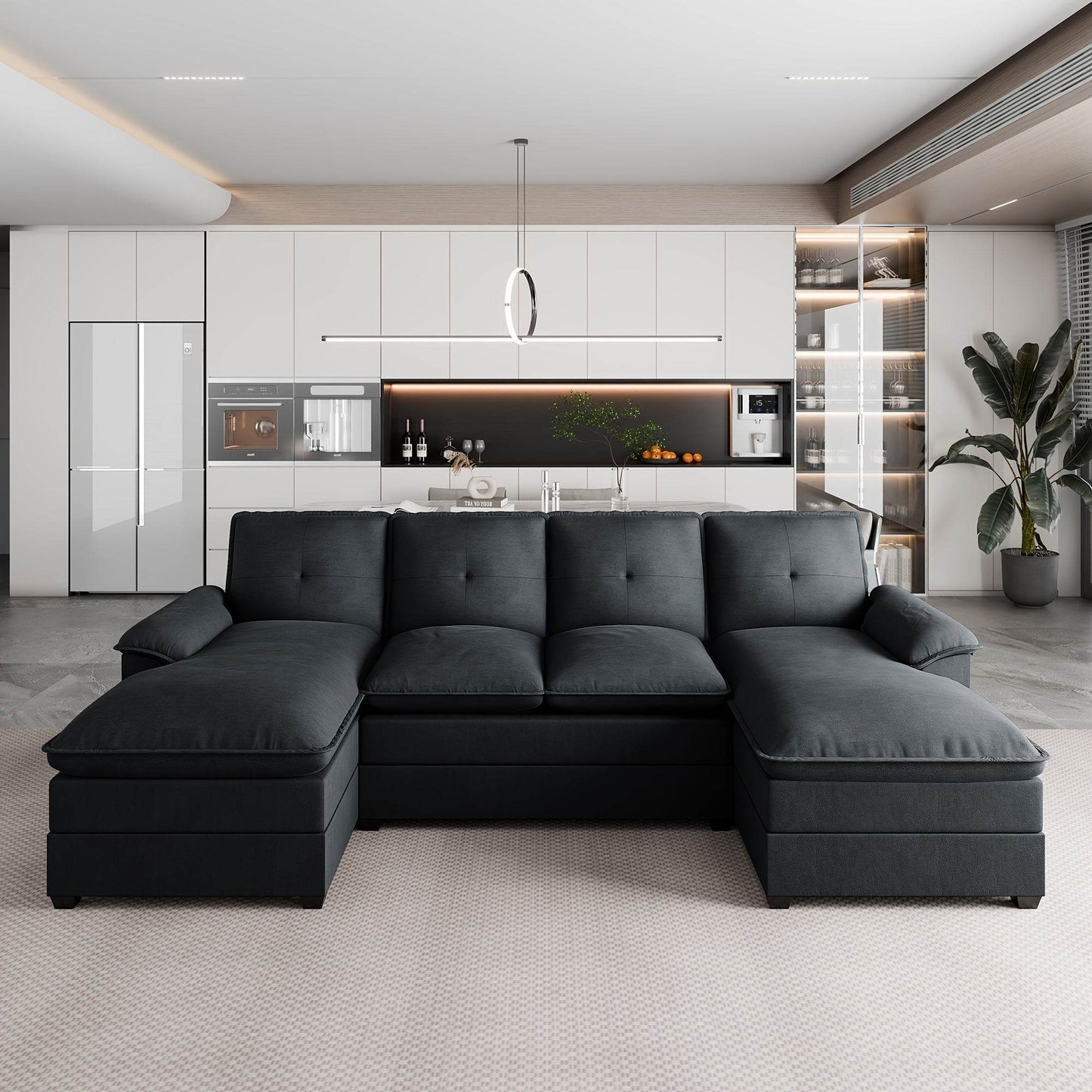 Jamfly 109'' Sectional Sofa - Loft&Timber