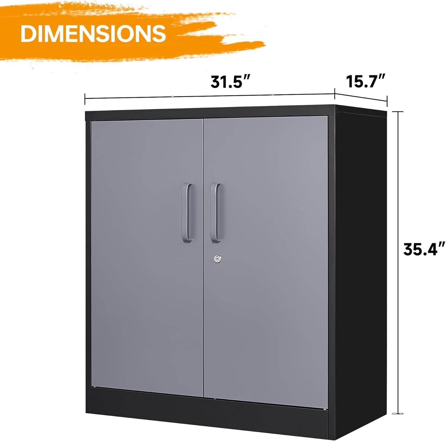 Metal Storage Cabinet - Loft&Timber