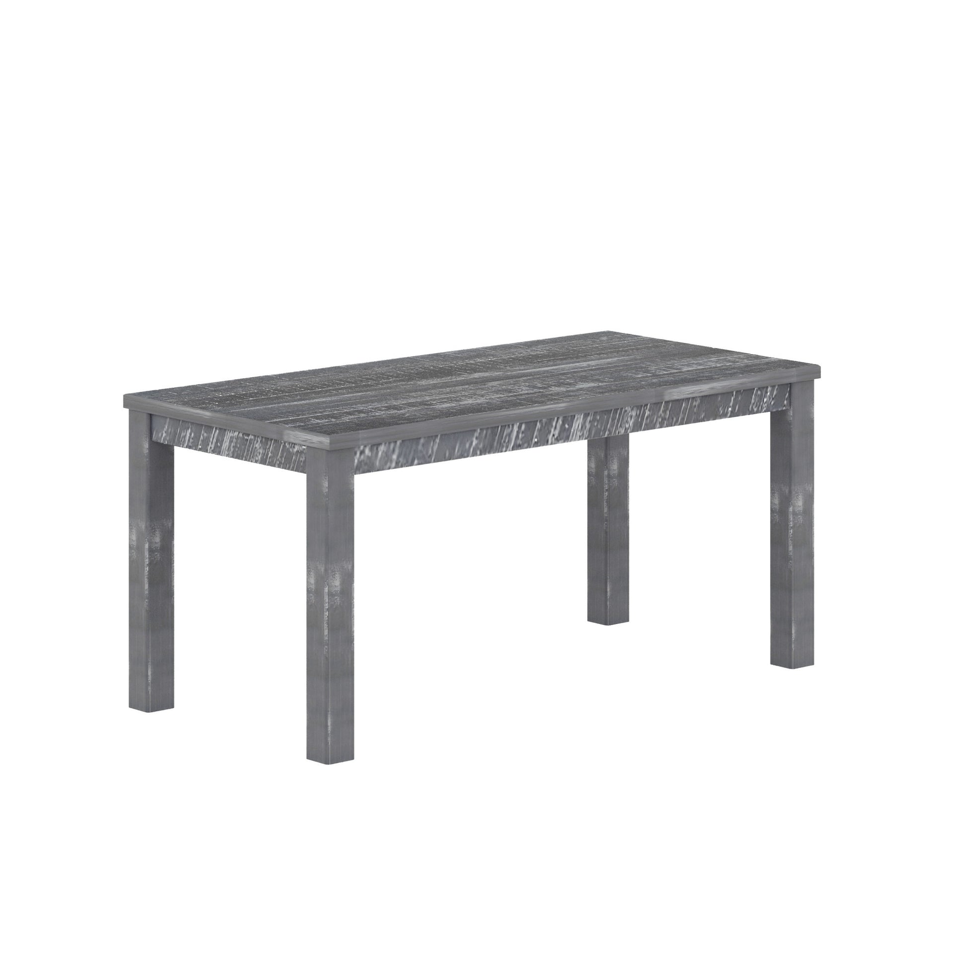 35" Gray Solid Wood Dining Table - Loft&Timber