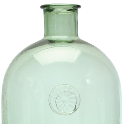 12" Green Bud Glass Table Vase - Loft&Timber