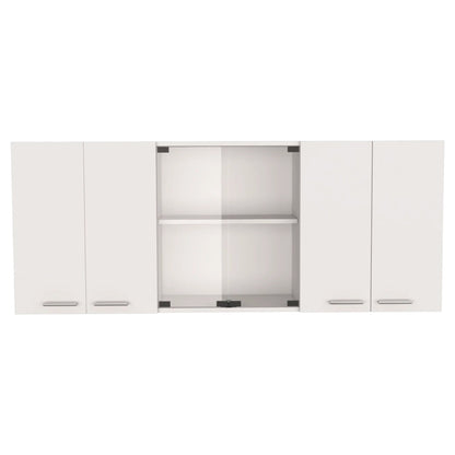 41" Gray and White Wood Kitchen Island Set With Storage - Loft&Timber