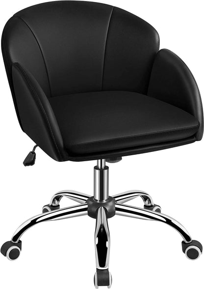 Cute Petal Desk Chair in Black - Loft&Timber