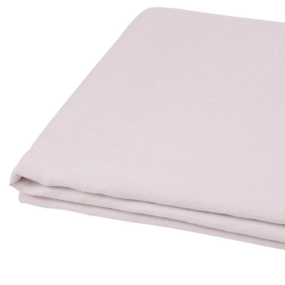 Light Pink Linen King Flat Sheet - Loft&Timber