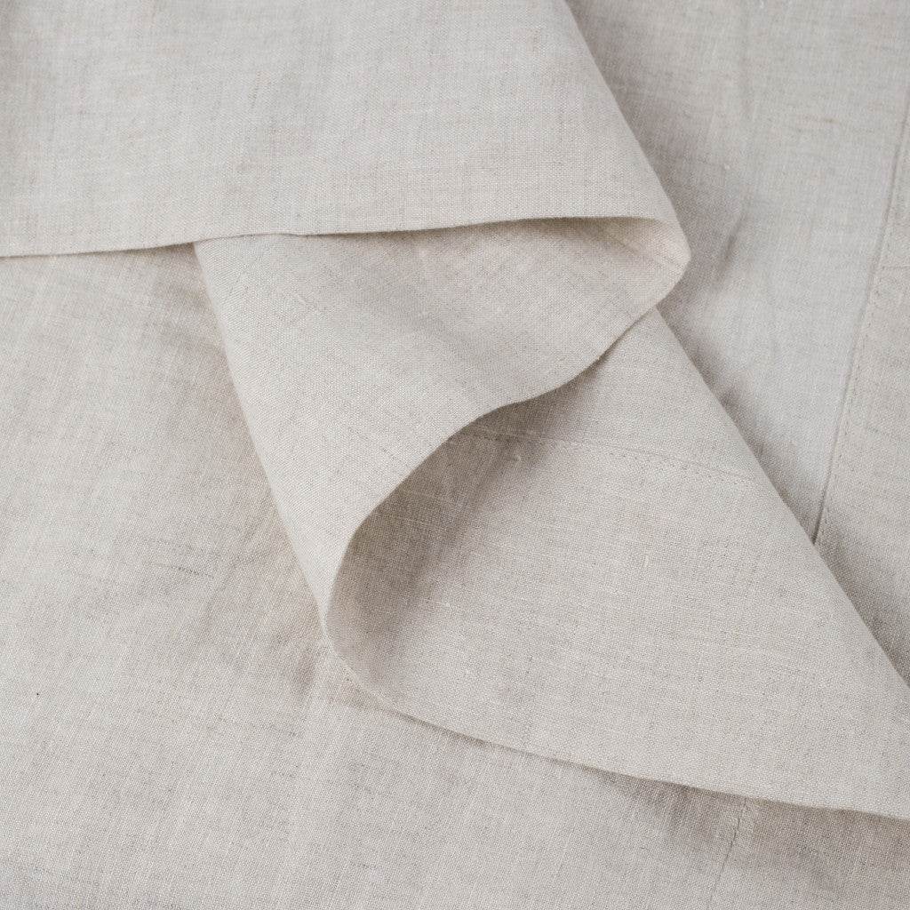 Light Gray Linen King Flat Sheet - Loft&Timber