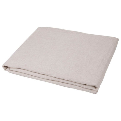 Light Gray Linen King Flat Sheet - Loft&Timber