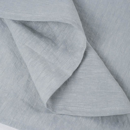 Blue Linen Twin Flat Sheet - Loft&Timber