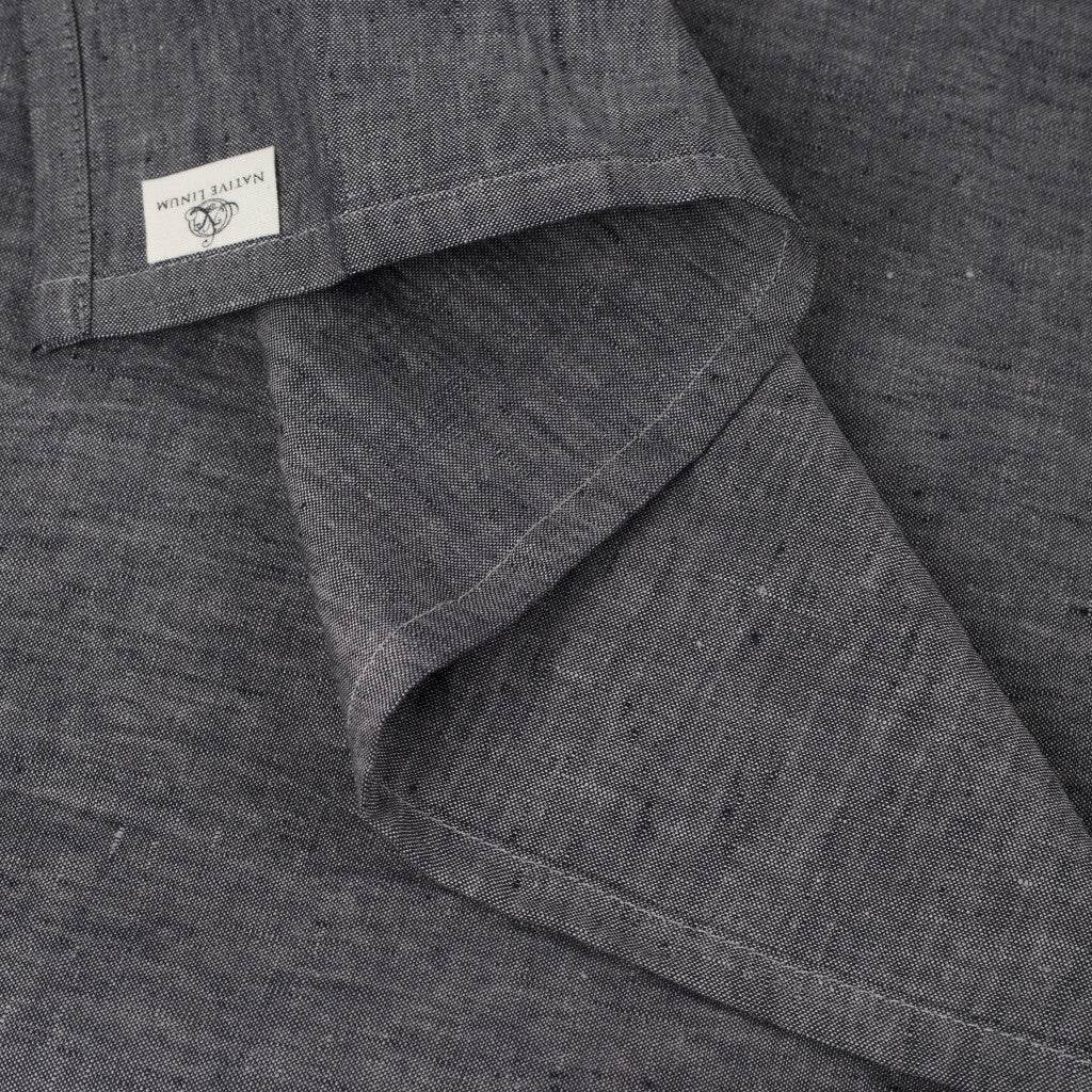 Onyx Linen King Flat Sheet - Loft&Timber