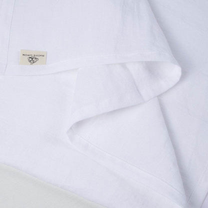 White Linen King Flat Sheet - Loft&Timber