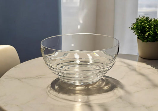 10" Clear Acrylic Round Salad Bowl - Loft&Timber