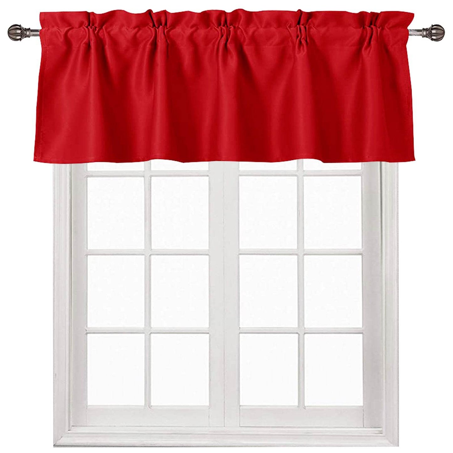 DWCN Blackout Valance Curtains for Kitchen, 1 Panel - Loft&Timber
