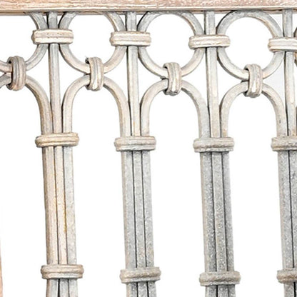 Set of Two White Wood Slat Back Dining Side Chairs - Loft&Timber