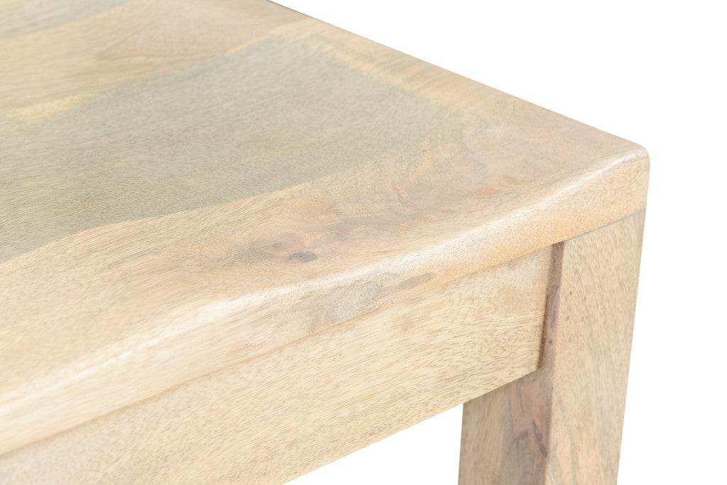 Set of Two White Wood Ladder Back Dining Side Chairs - Loft&Timber