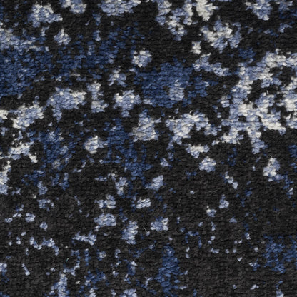 8' X 10' Light Blue Abstract Power Loom Distressed Area Rug - Loft&Timber