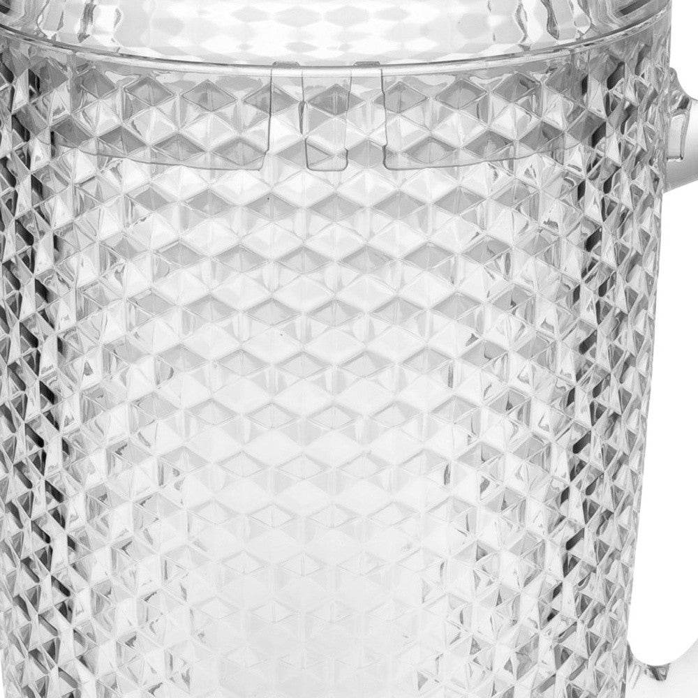 2.5 Quart Clear Diamond Acrylic Serving Pitcher - Loft&Timber