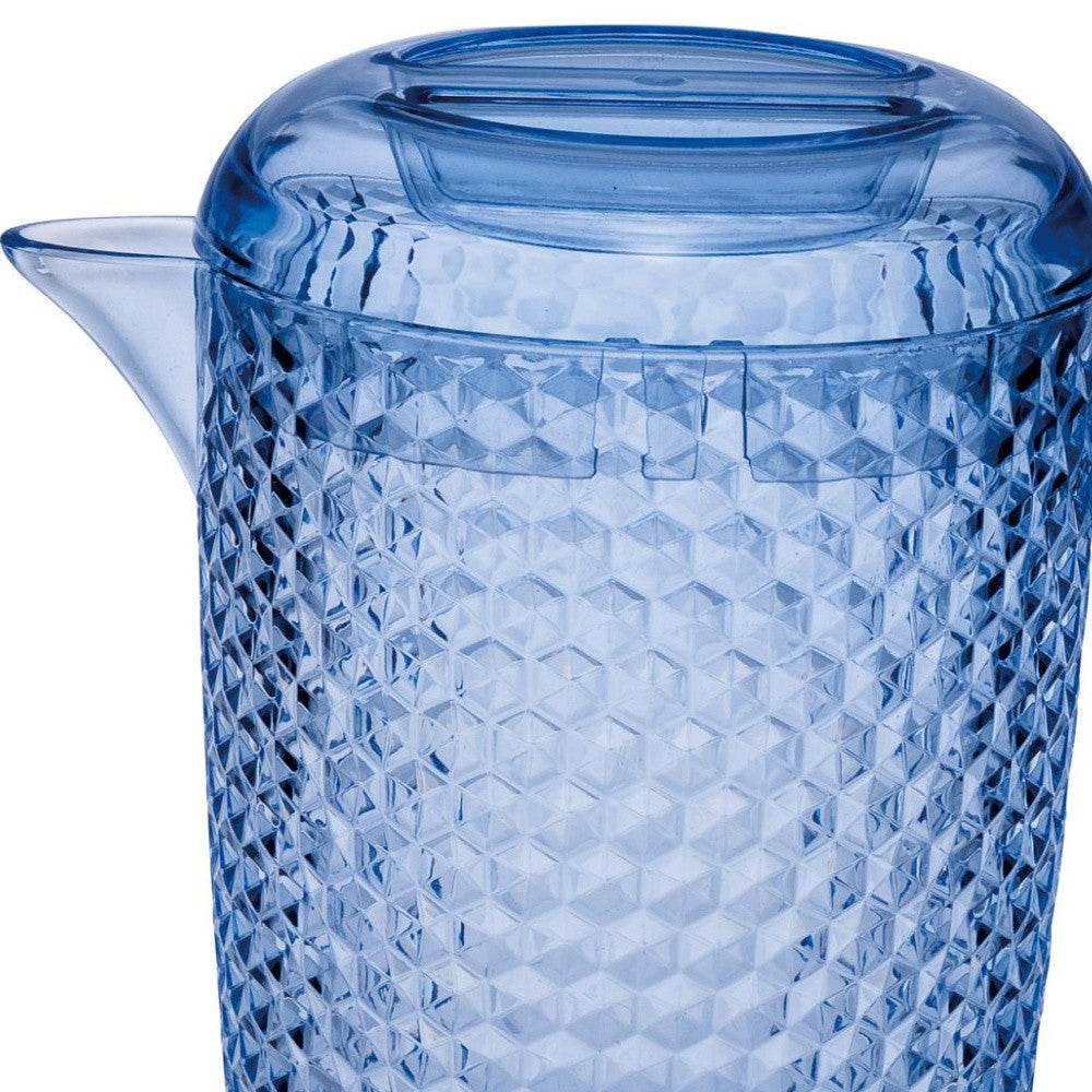 2.5 Quart Blue Diamond Acrylic Pitcher - Loft&Timber