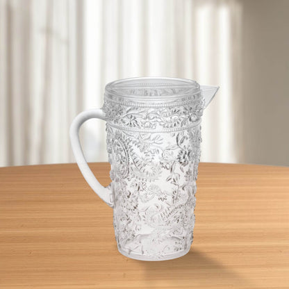 2.5 Quart Clear Paisley Acrylic Pitcher - Loft&Timber