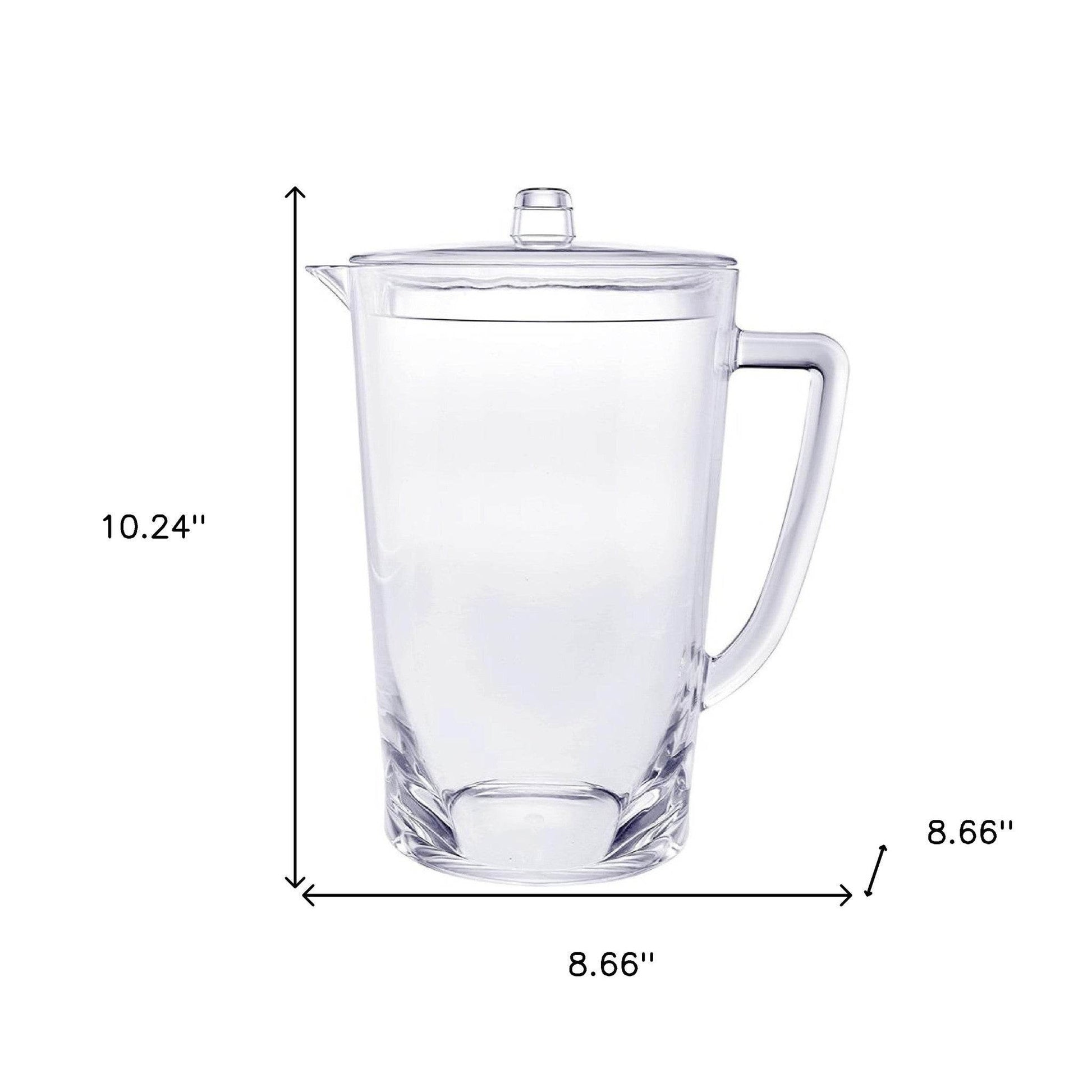 2.75 Quart Clear Acrylic Pitcher - Loft&Timber