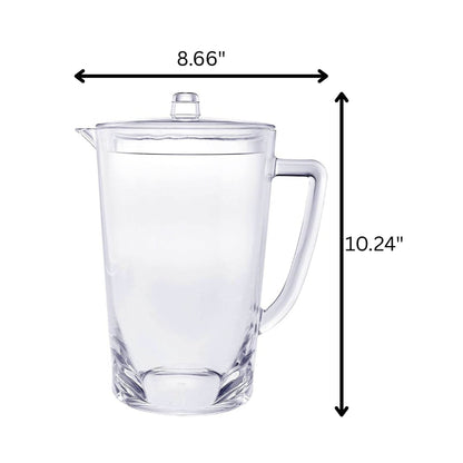 2.75 Quart Clear Acrylic Pitcher - Loft&Timber
