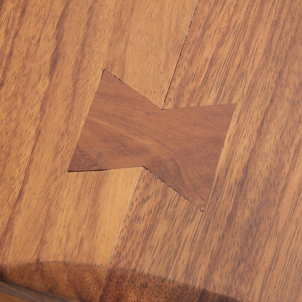 70" Brown Solid Wood Enclosed Storage Distressed TV Stand-4