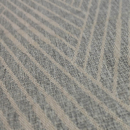 8' Runner Gray Geometric Stain Resistant Indoor Outdoor Runner Rug - Loft&Timber