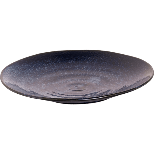 [ Set of 5 ] Plate Palmer Kiryu 9.25 inch Blue Porcelain - Loft&Timber