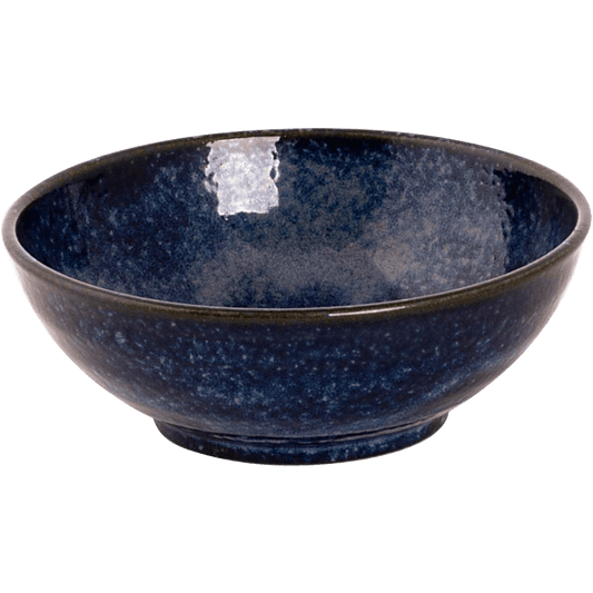 [ Set of 5 ] Bowl Palmer Kiryu 5 inch 8.45 FL OZ Blue Porcelain - Loft&Timber