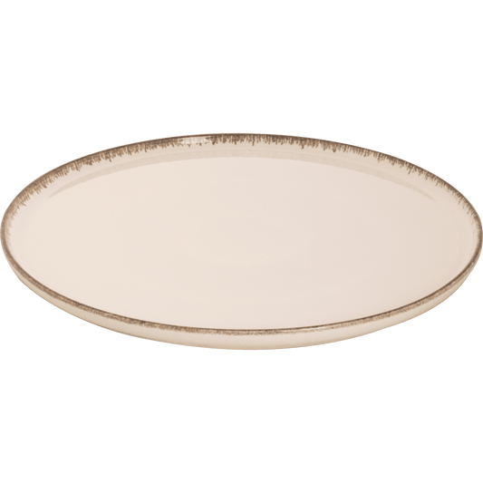[ Set of 12 ] PLATE 28 CREAM AKOYA 11 inch - Loft&Timber