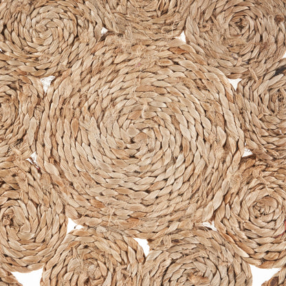 15" Set of Two Natural Braided Jute Round Placemats - Loft&Timber