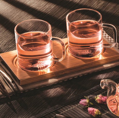 Thermo Glass Cup 8 Oz | High temperature and shock resistant - Loft&Timber