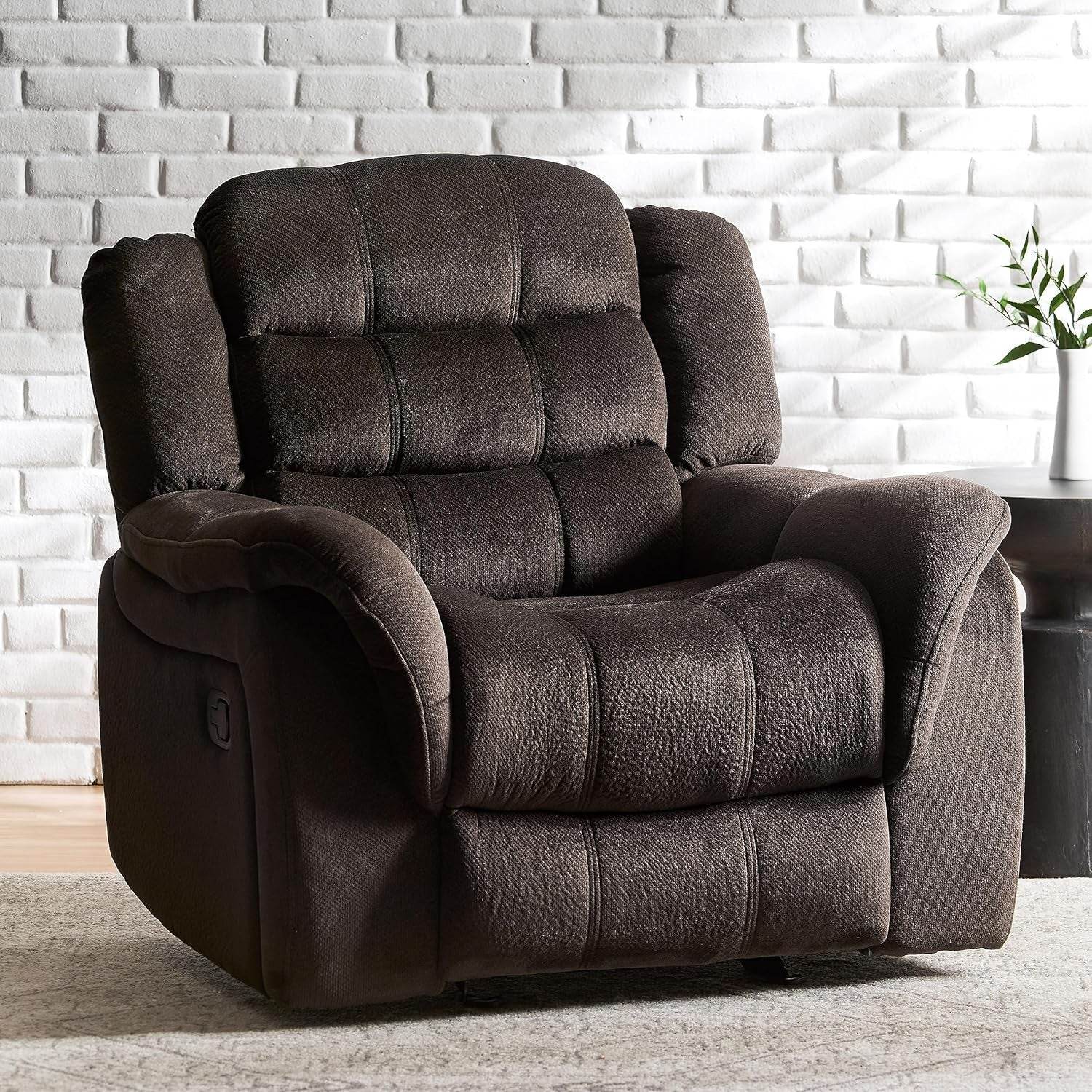 Hawthorne Glider Recliner, Chocholate - Loft&Timber