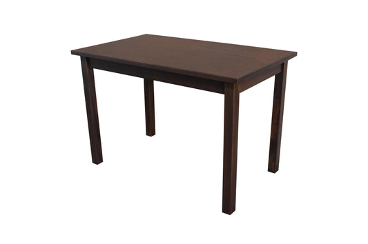 48" Raw Umber Solid Wood Dining Table - Loft&Timber