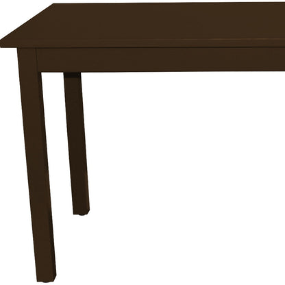 48" Coffee Solid Wood Dining Table - Loft&Timber