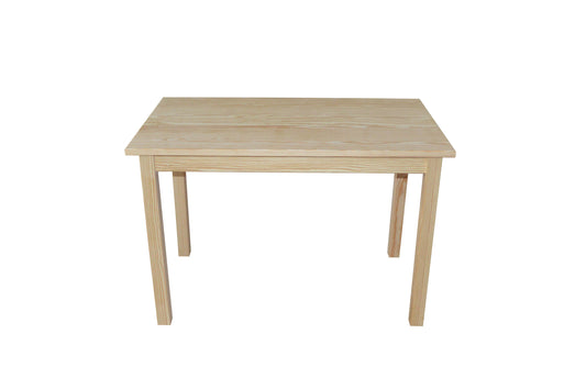 48" Natural Solid Wood Dining Table - Loft&Timber