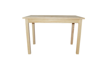 48" Natural Solid Wood Dining Table - Loft&Timber