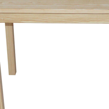 48" Natural Solid Wood Dining Table - Loft&Timber