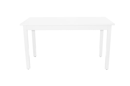 48" White Solid Wood Dining Table - Loft&Timber