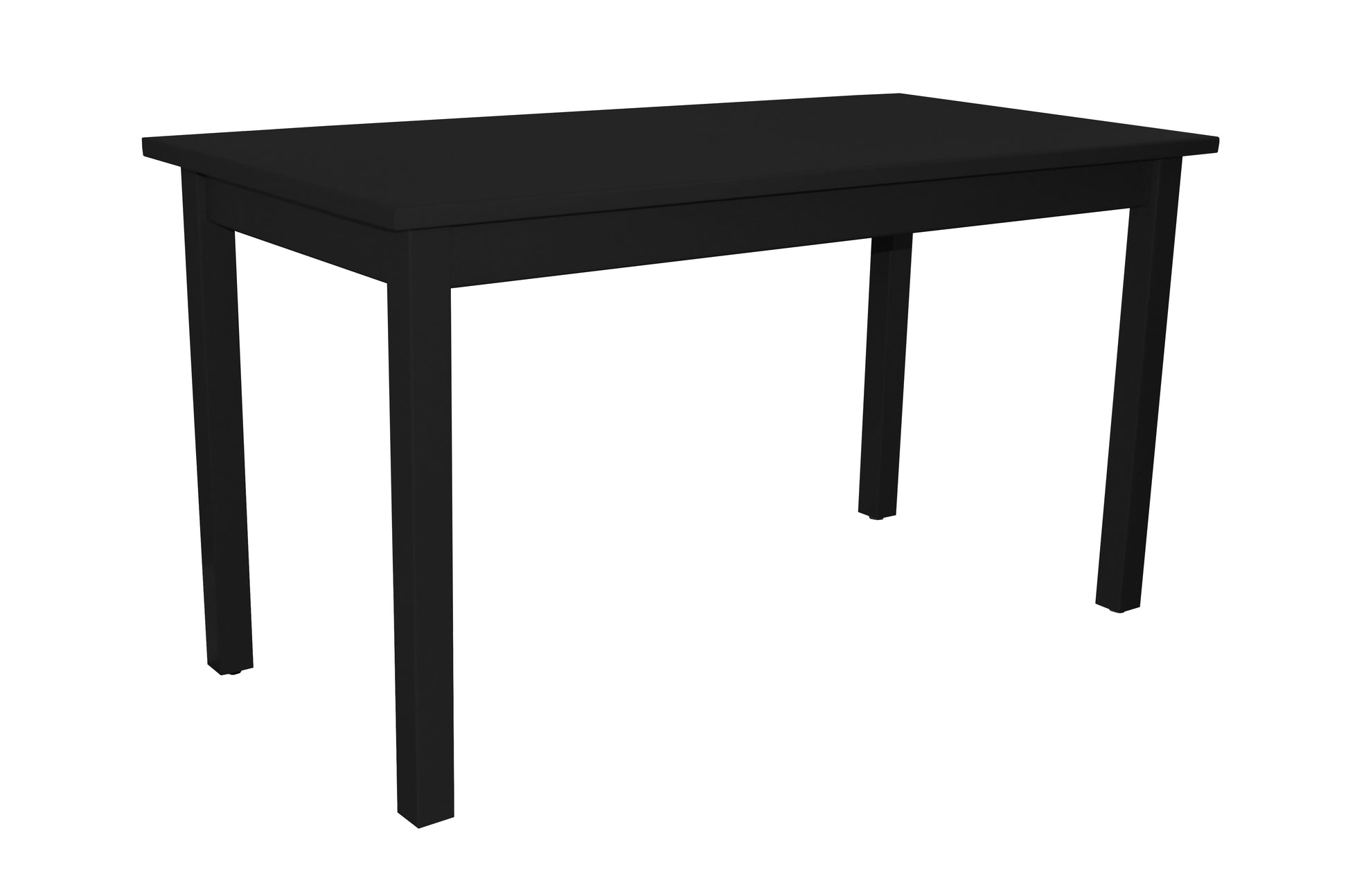 60" Black Solid Wood Dining Table - Loft&Timber