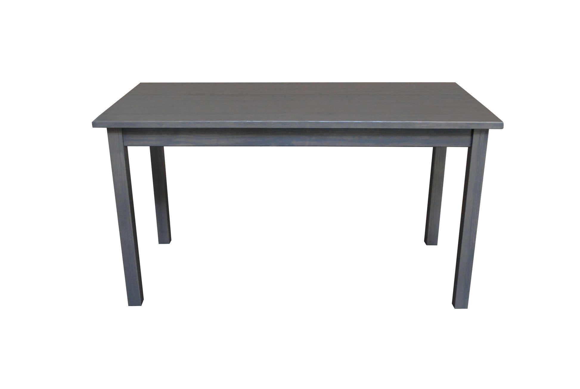60" Gray Solid Wood Dining Table - Loft&Timber