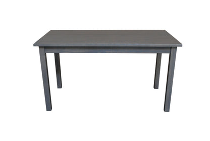 60" Gray Solid Wood Dining Table - Loft&Timber