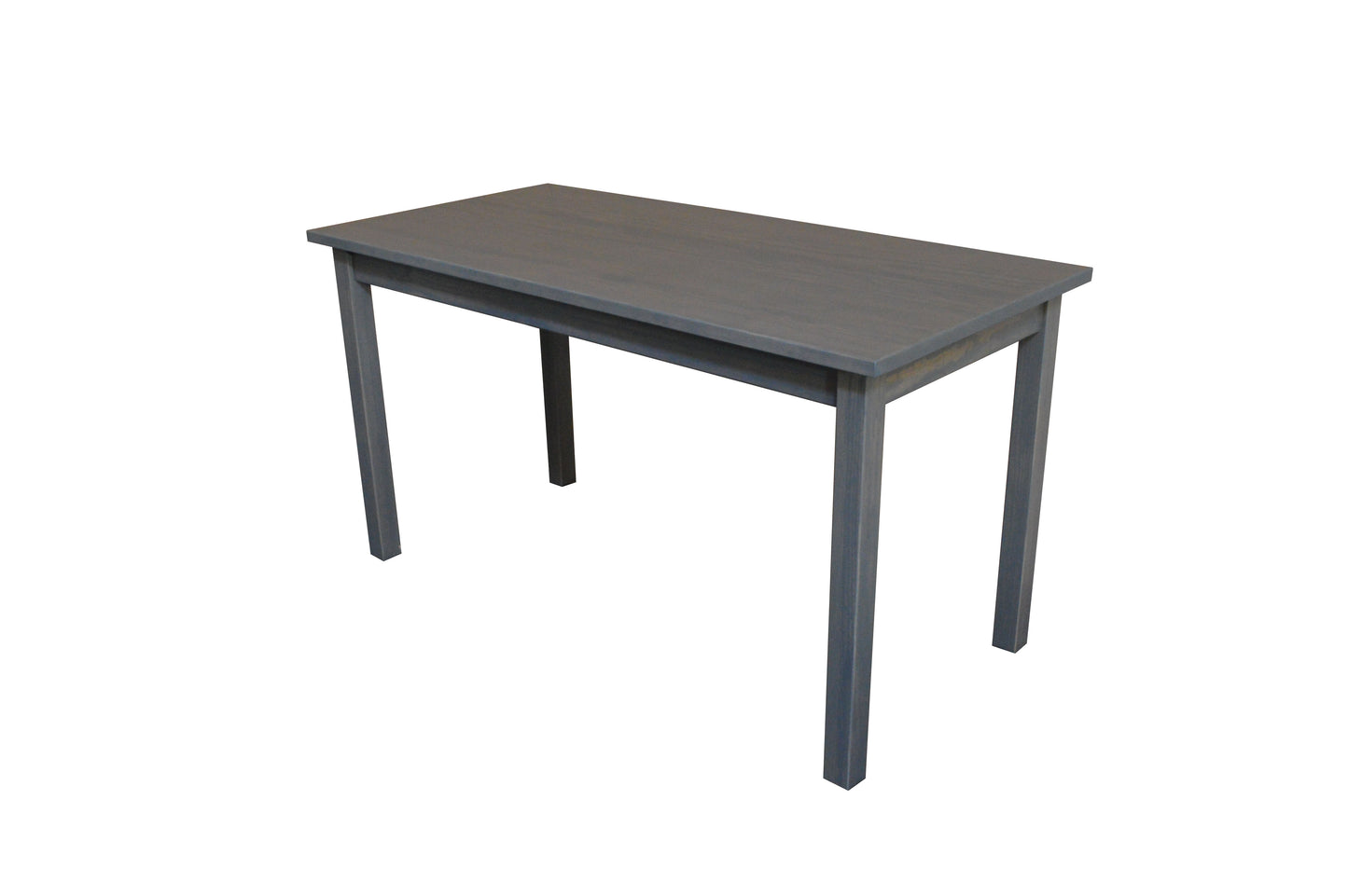 60" Gray Solid Wood Dining Table - Loft&Timber