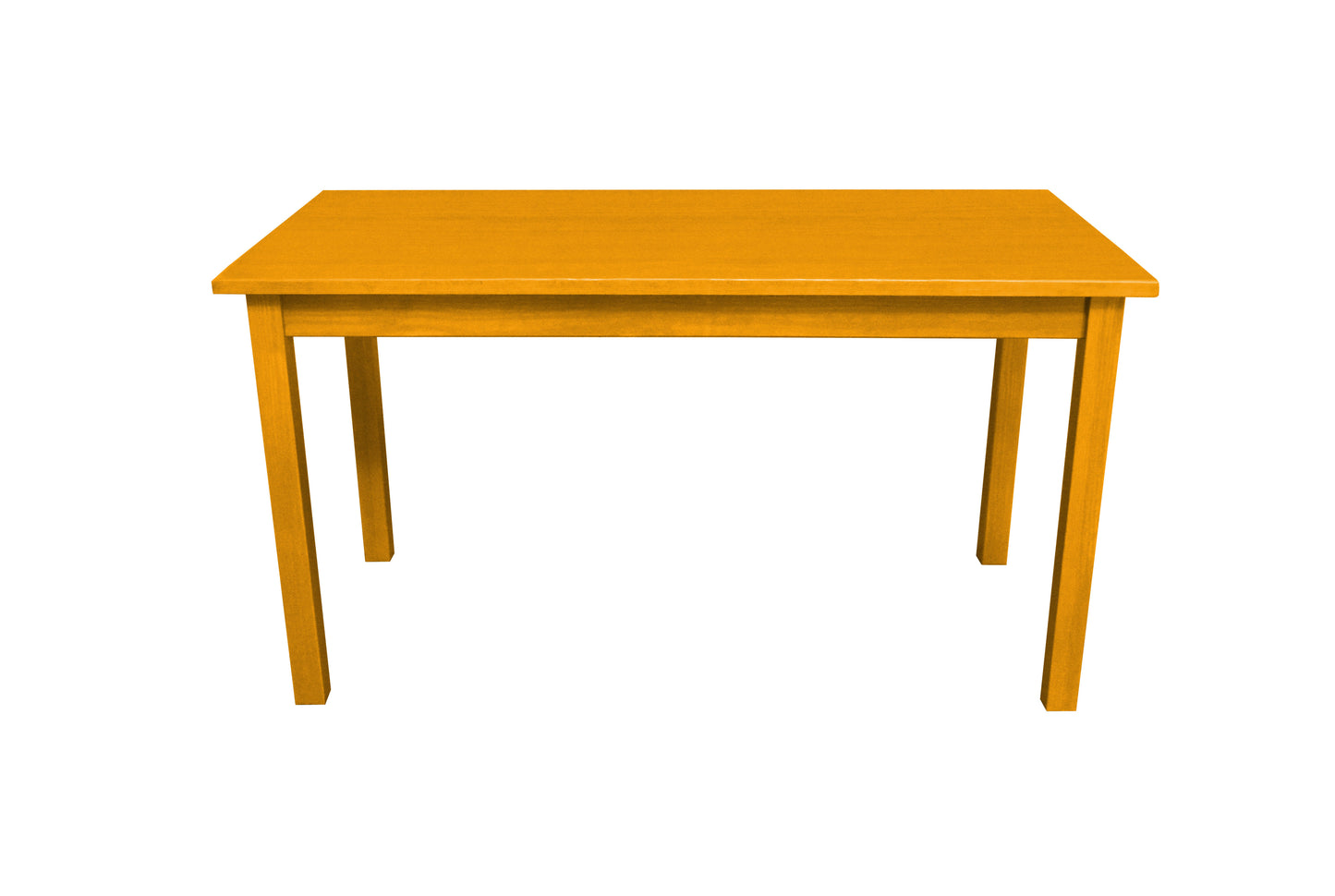 60" Goldenrod Solid Wood Dining Table - Loft&Timber