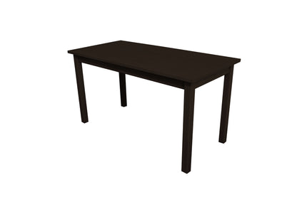 60" Dark Brown Solid Wood Dining Table - Loft&Timber