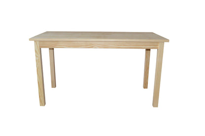60" Natural Solid Wood Dining Table - Loft&Timber