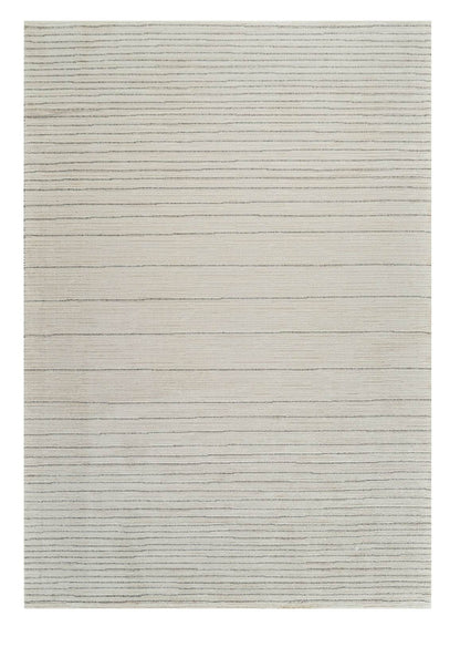 8' X 11' Cream and Beige Abstract Non Skid Area Rug - Loft&Timber