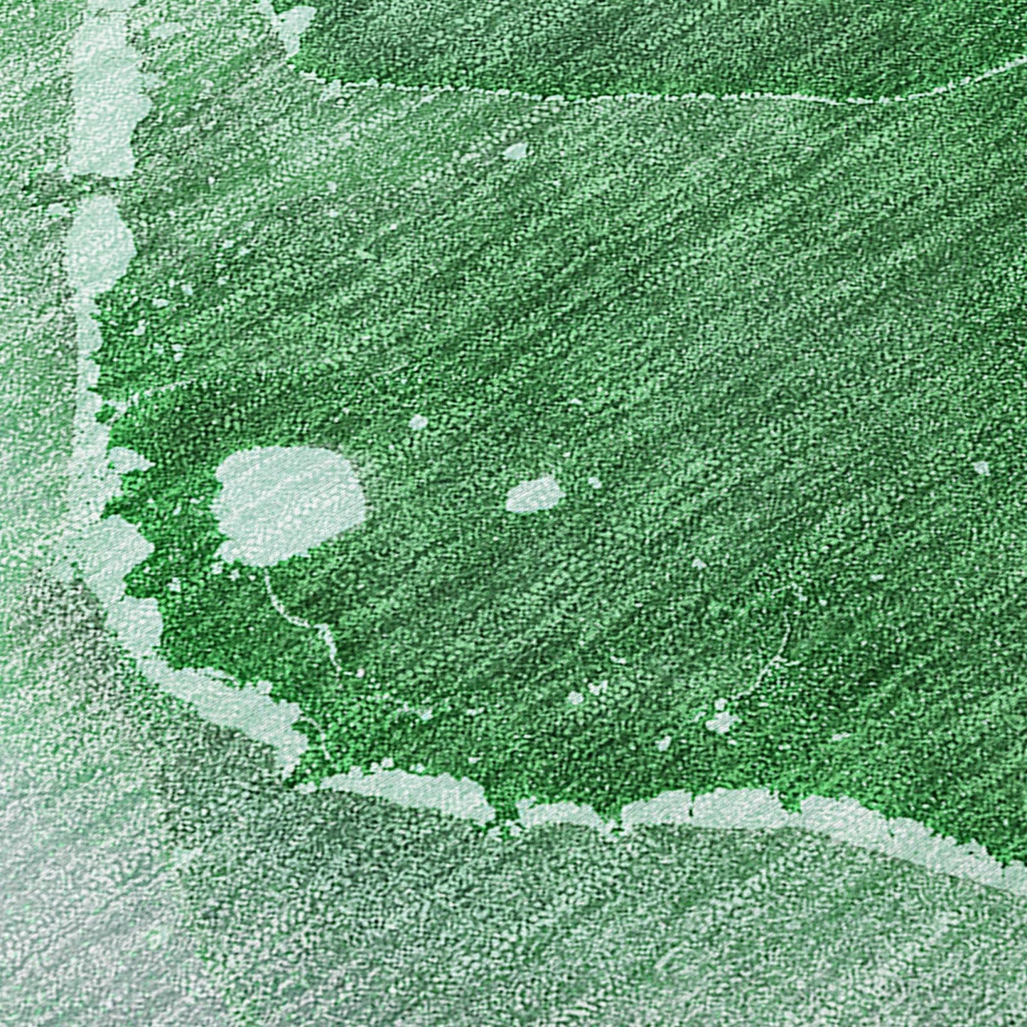 8' Runner Emerald Abstract Washable Non Skid Indoor Outdoor Runner Rug - Loft&Timber