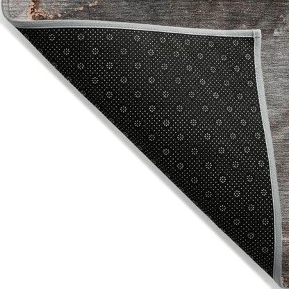 8' Runner Peach Abstract Washable Non Skid Indoor Outdoor Runner Rug - Loft&Timber