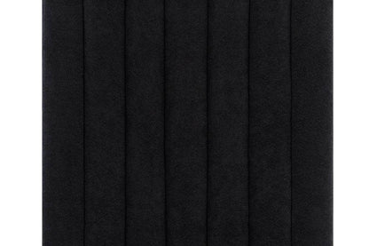 Set of Two Black Upholstered Velvet Dining Side Chairs - Loft&Timber